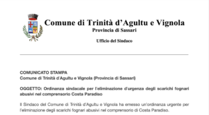 PASQUALE FERRARA, COSTA PARADISO, COSTAPARADISONEWS, SINDACO TRINITÀ D'AGULTU, CASTELSARDO, BADESI, VALLEDORIA, ISOLA ROSSA, AGLIENTU